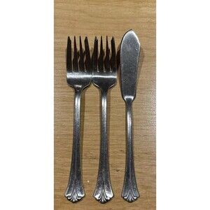 Pfaltzgraff ASHCROFT Stainless Salad Fork With Butter Knife